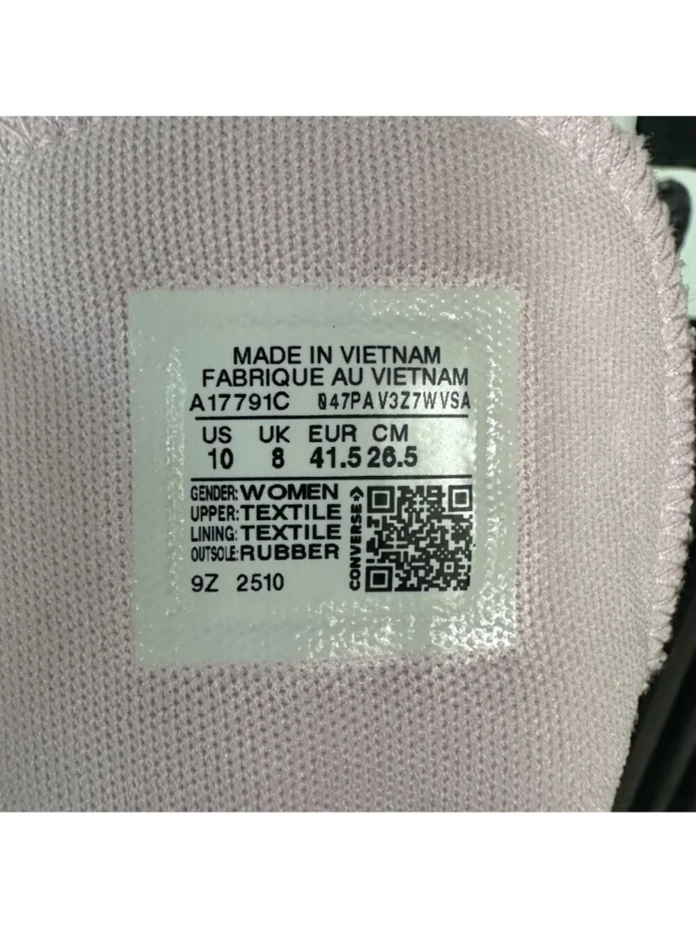 ⭐Converse CTAS Lift Hi Embroidered Stars 10 Women's Shoes Sneakers Pink A17791C